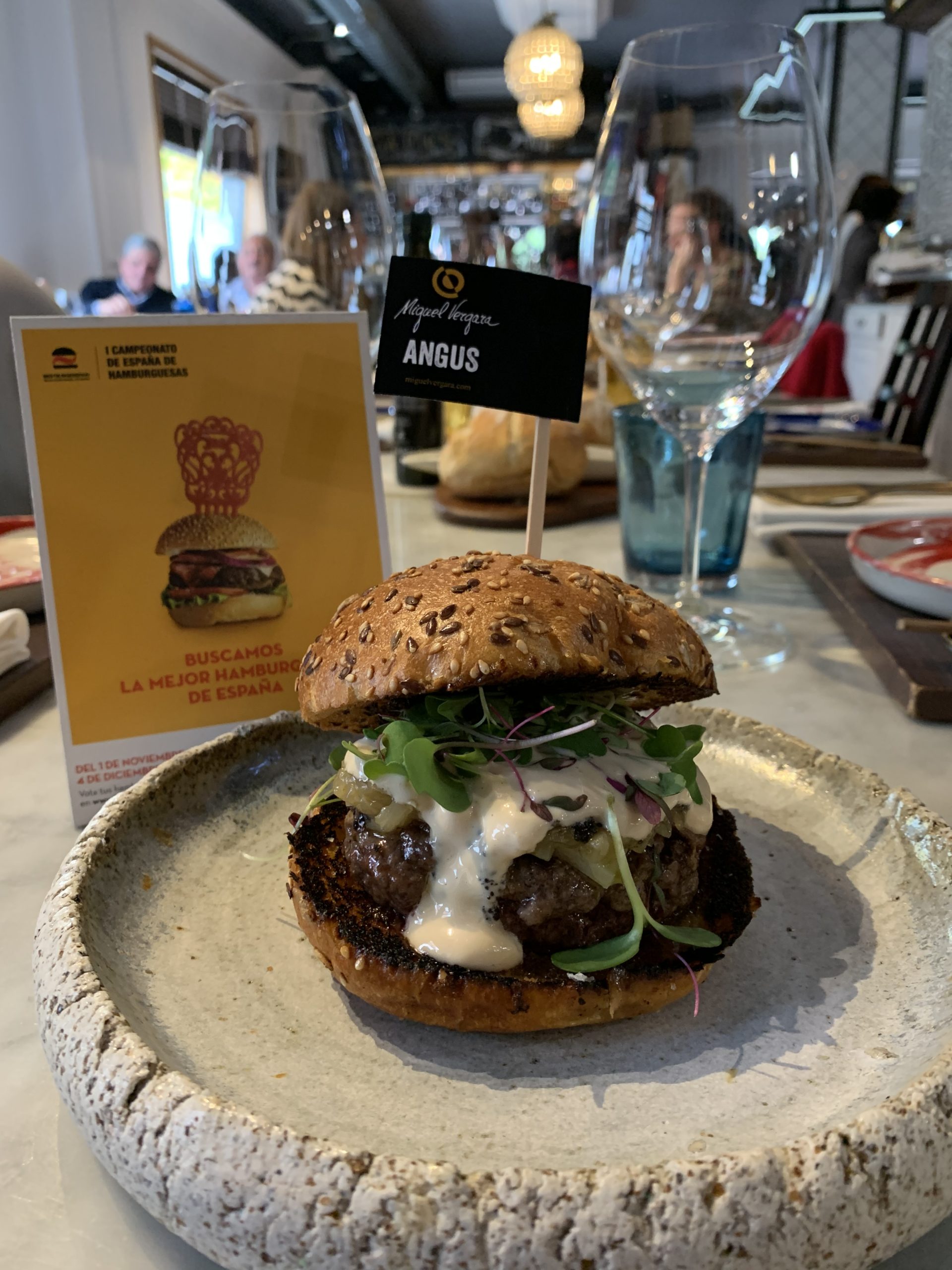 Segunda mejor hamburguesa de España con carne Miguel Vergara Angus