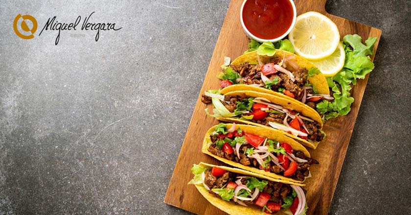 Tapa de tacos carne Angus