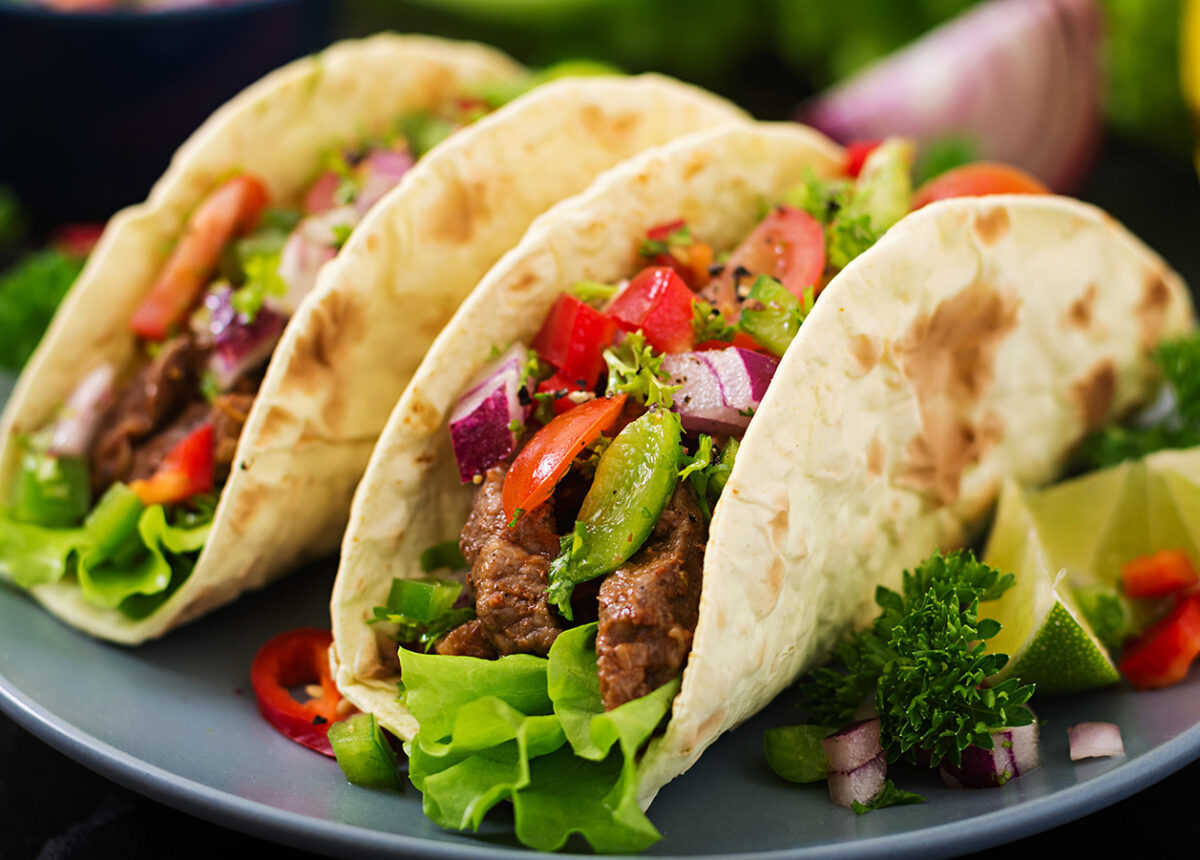 receta taco de carne