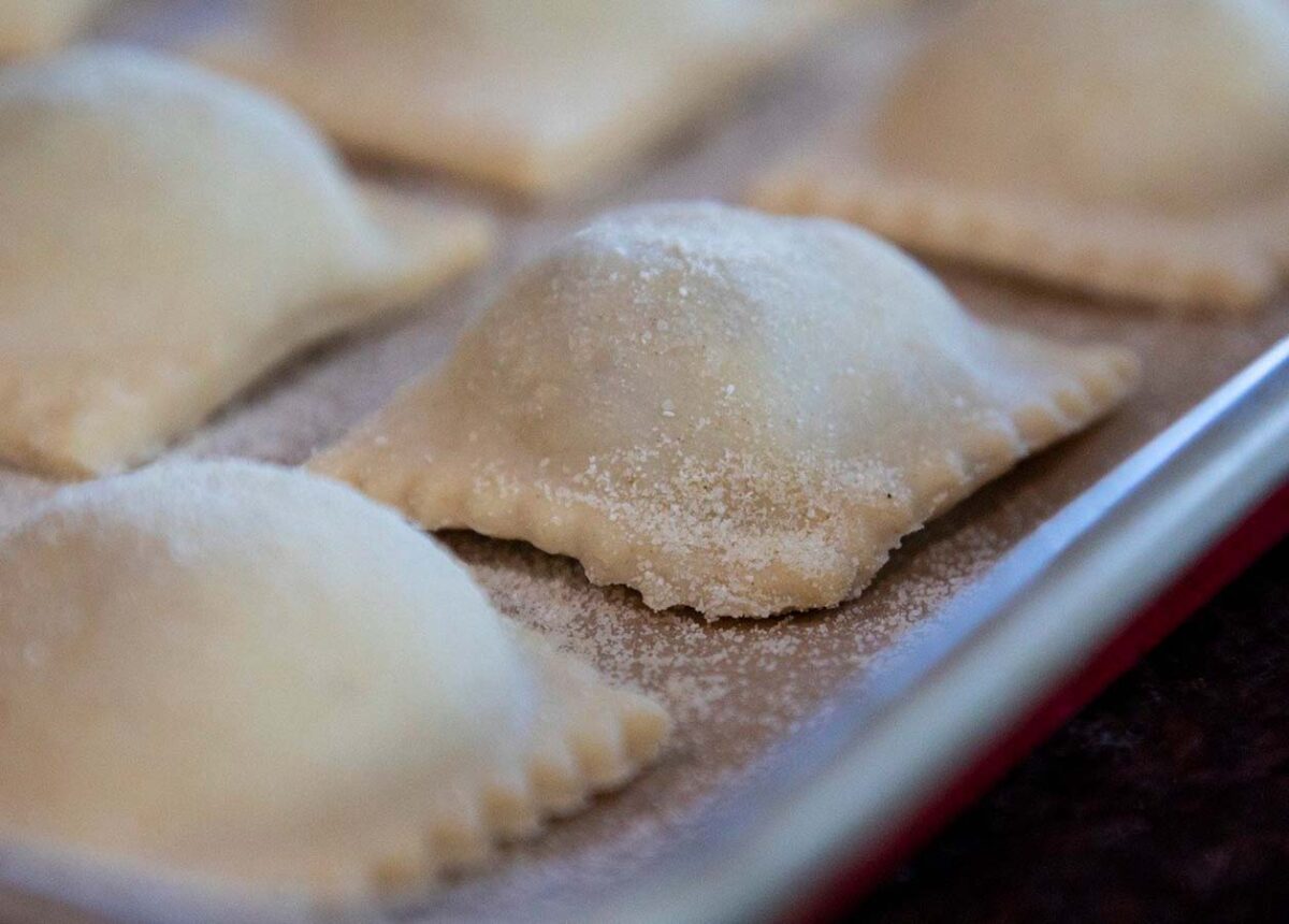 origen del ravioli relleno de carne