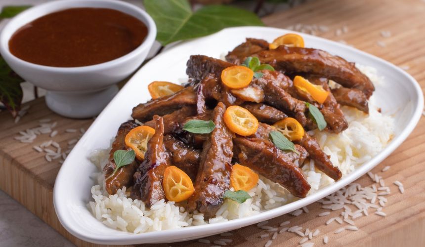 cortes de carne para wok