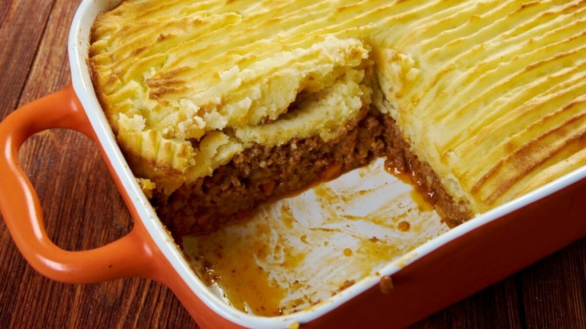 pastel de carne al horno