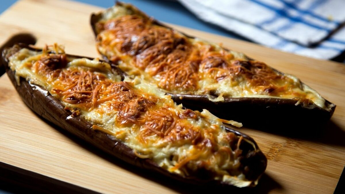 receta de berenjenas rellenas de carne paso a paso