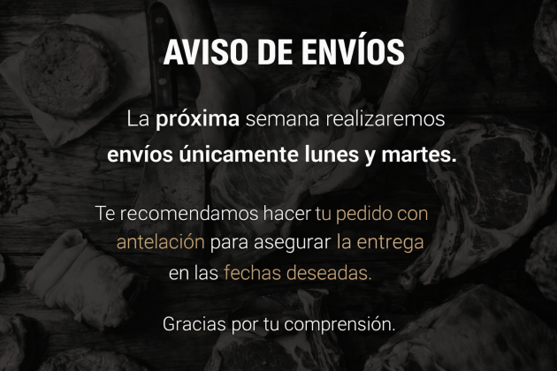 Aviso de envios