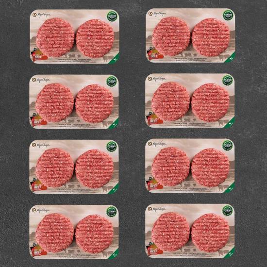 Pack x 8 Burgers Vergara Beef (16 unidades)