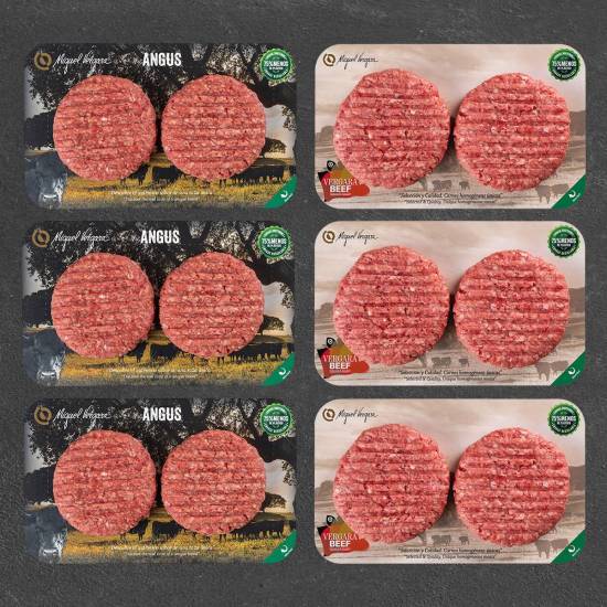 PACK SUPER MIX BURGERS ANGUS & VBEEF (12 Unidades)