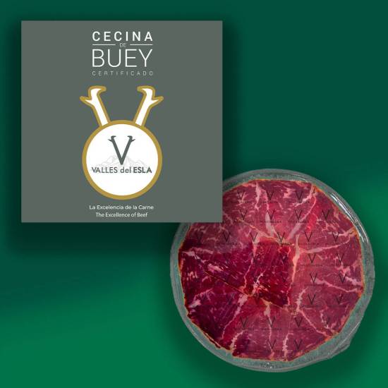 Cecina buey loncheada - 90 grs - Valles del Esla