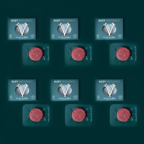 Pack x6 burger buey Valles del Esla