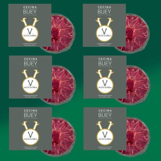 Pack x6 cecina loncheada buey