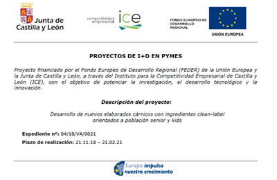 Proyectos de I+D en Pymes (2018)